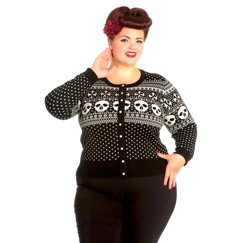 Christmas Skull Clara Cardigan
